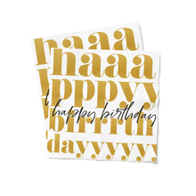 Load image into Gallery viewer, Celeplated HBD Luncheon Napkin