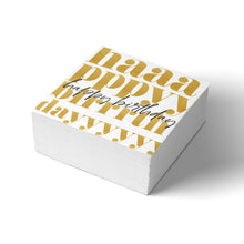 Load image into Gallery viewer, Celeplated HBD Luncheon Napkin